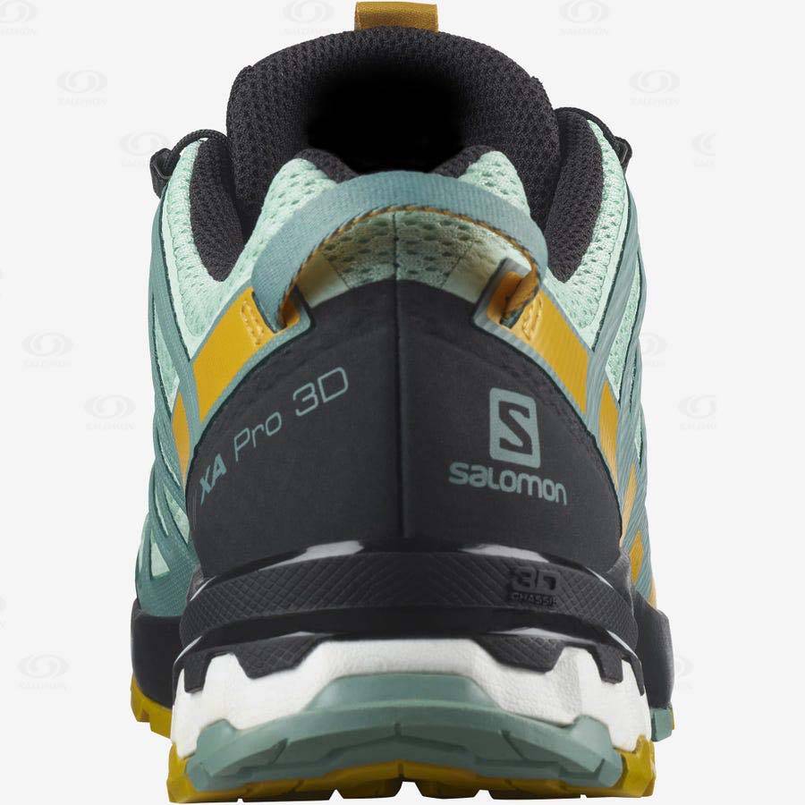 Mint Salomon XA PRO 3D v8 Women's Hiking Shoes | US-O2496