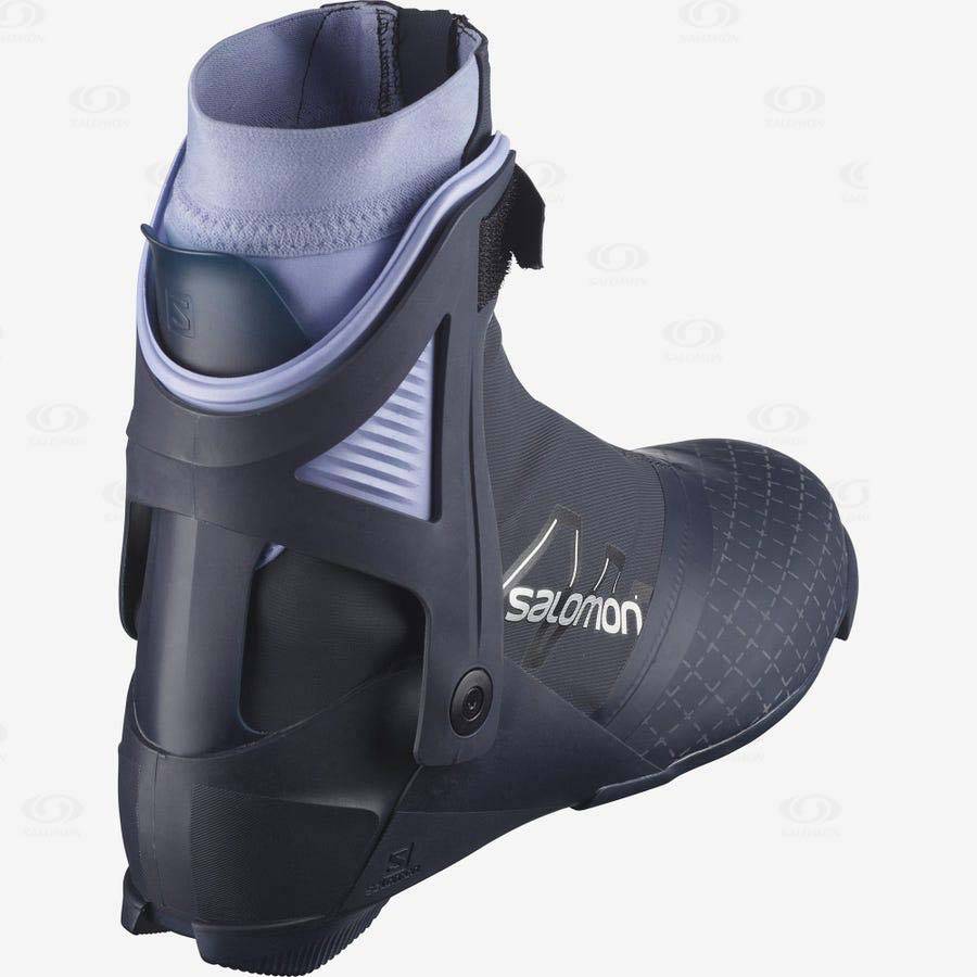 Navy / Blue Salomon RS10 VITANE PROLINK Women's Ski Boots | US-A1507