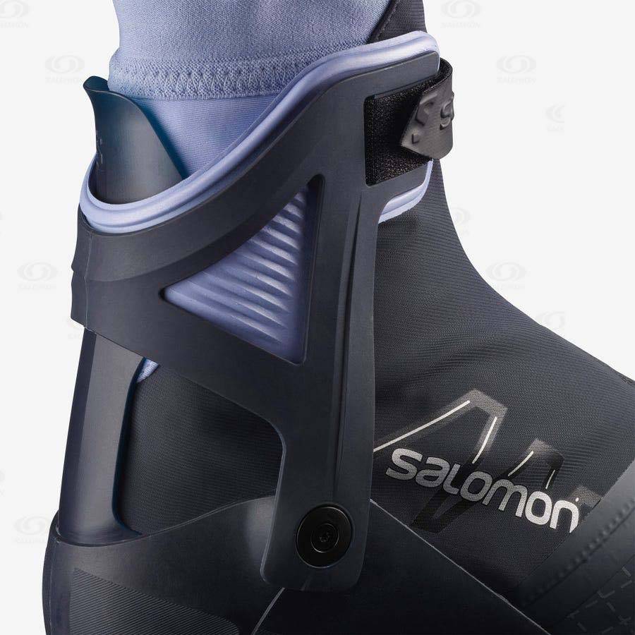 Navy / Blue Salomon RS10 VITANE PROLINK Women's Ski Boots | US-A1507