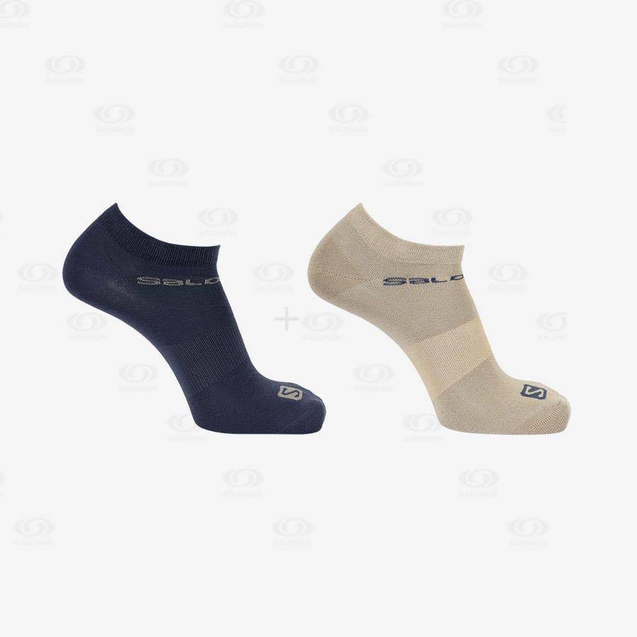 Navy Salomon FESTIVAL 2-PACK Men's Socks | US-N1414