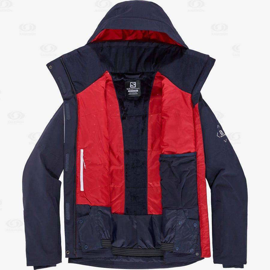 Navy Salomon SPEED Women's Insulated Jackets | US-A2095