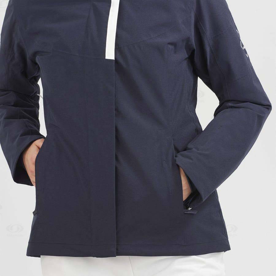 Navy Salomon SPEED Women's Insulated Jackets | US-A2095