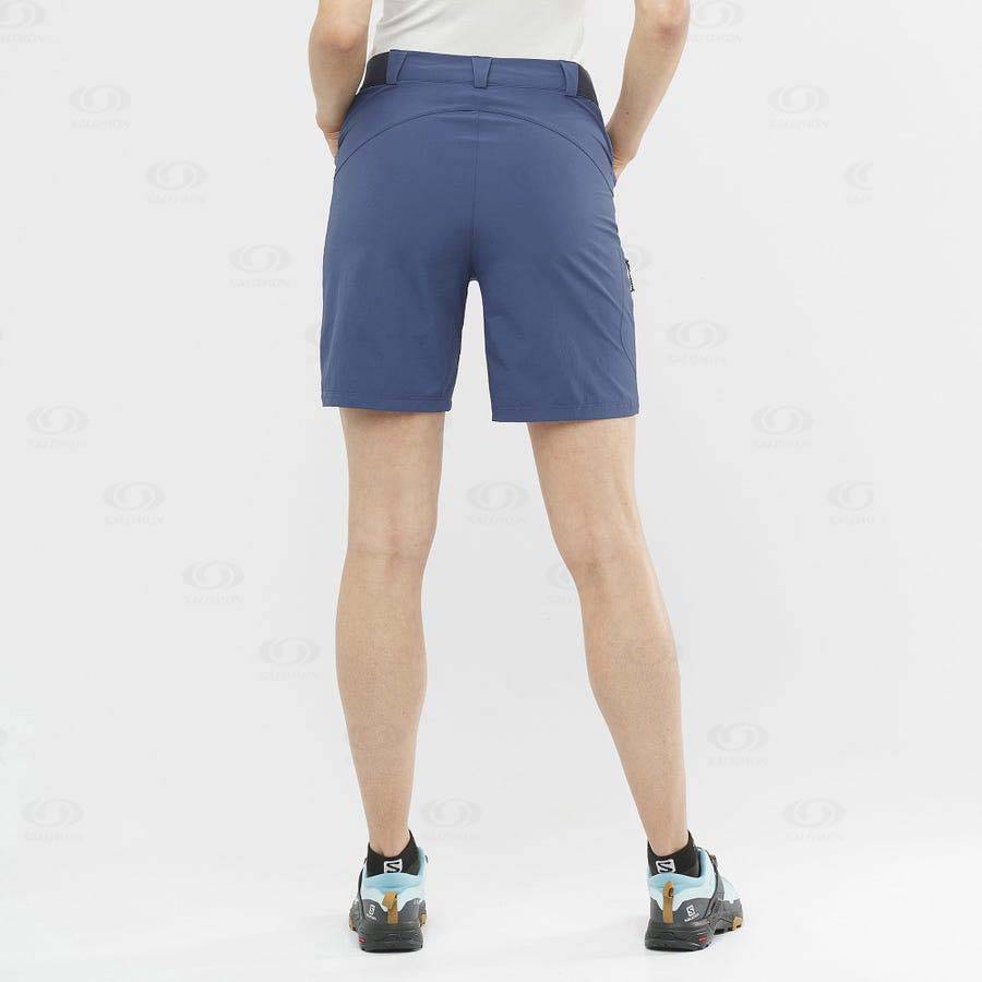 Navy Salomon WAYFARER Women's Shorts | US-O1495