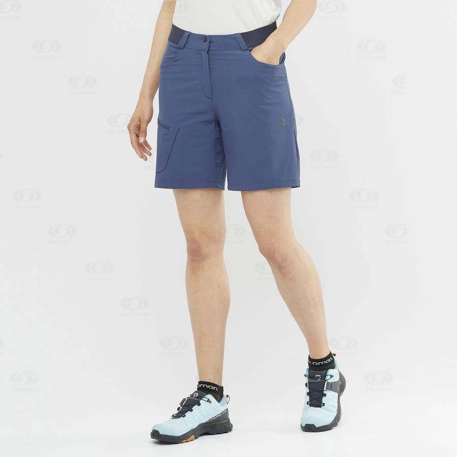 Navy Salomon WAYFARER Women's Shorts | US-O1495