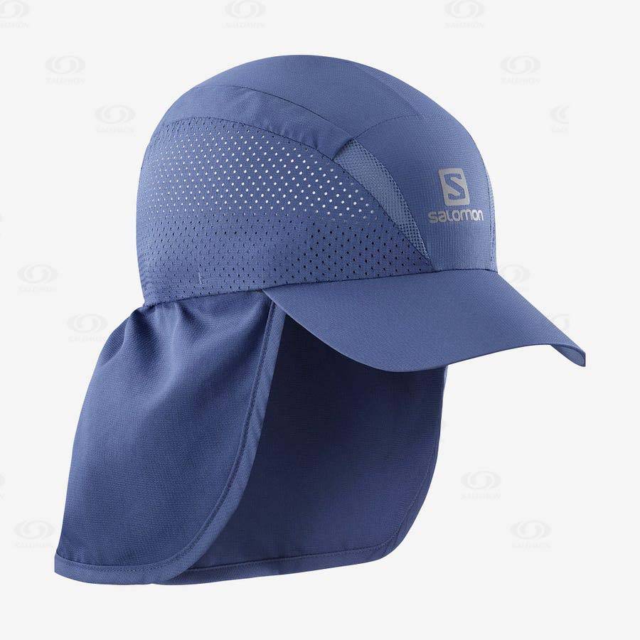 Navy Salomon XA+ Men\'s Hats | US-S2528