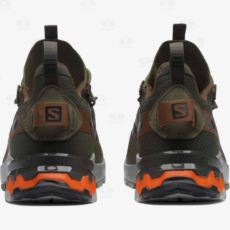 Olive / Orange Salomon XA COVER Women's Sneakers | US-N1806