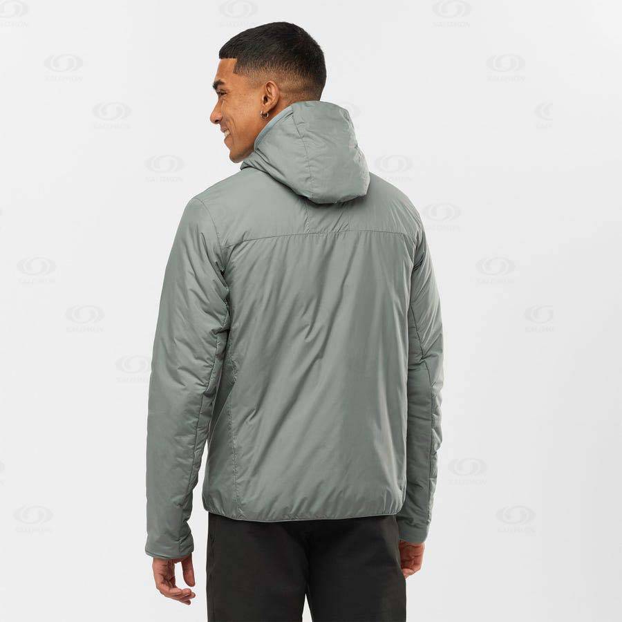 Olive Salomon OUTRACK INSULATED Men's Insulated Jackets | US-A2305