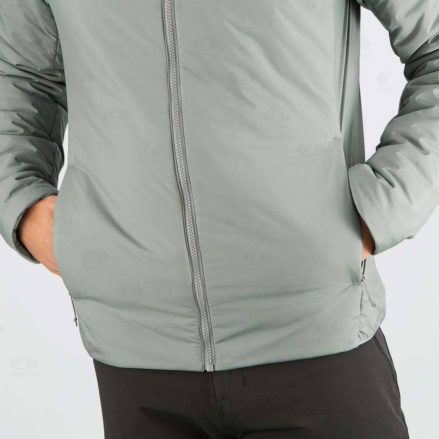 Olive Salomon OUTRACK INSULATED Men's Insulated Jackets | US-A2305