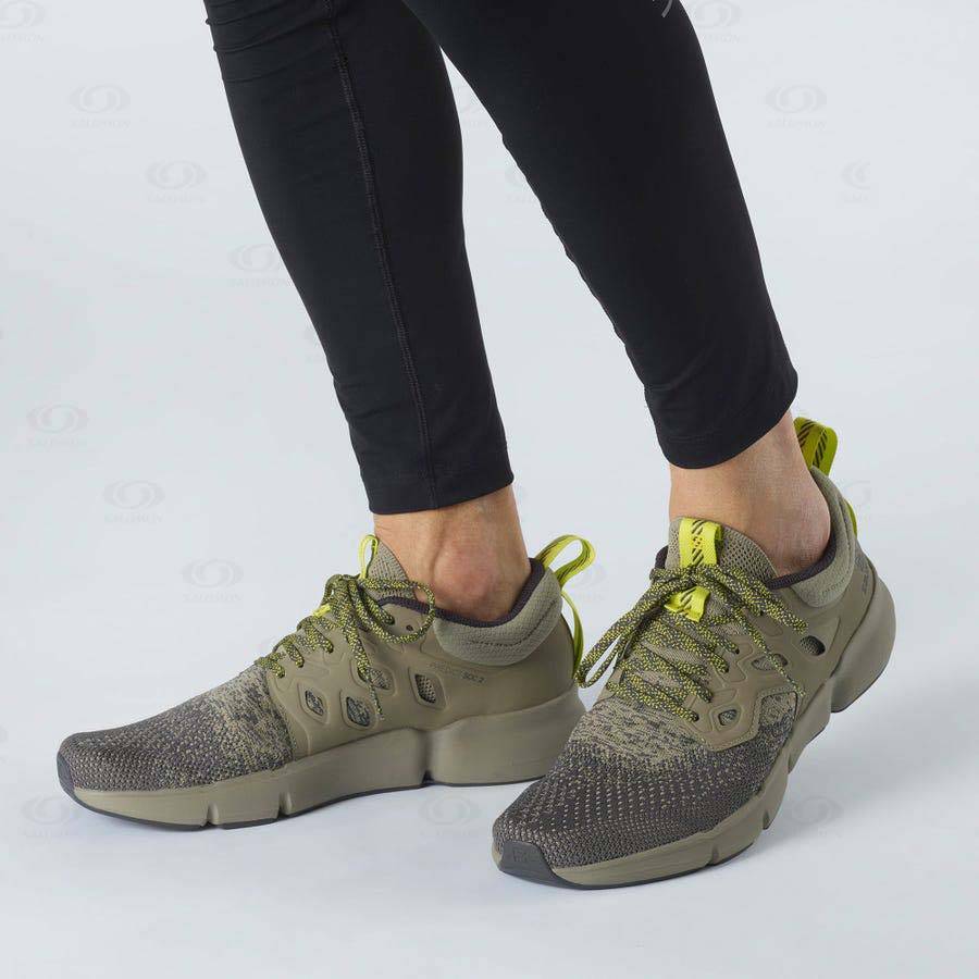 Olive Salomon PREDICT SOC 2 Men's Running Shoes | US-A2571