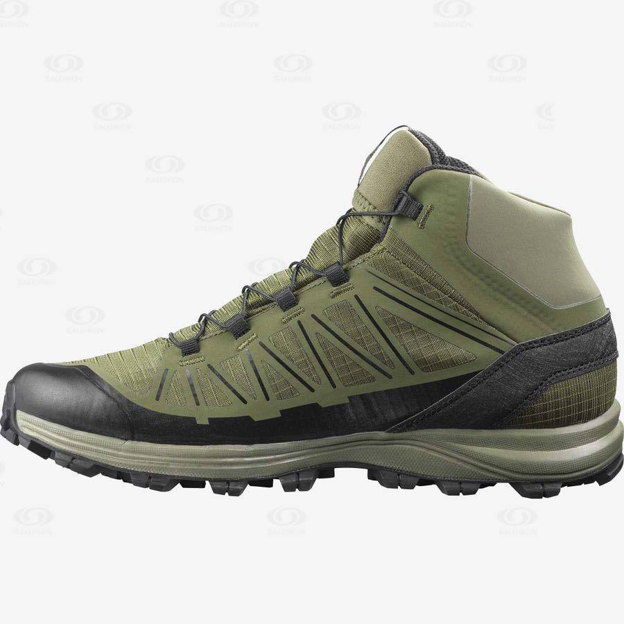 Olive Salomon SPEED ASSAULT Men's Forces Boots | US-O2062