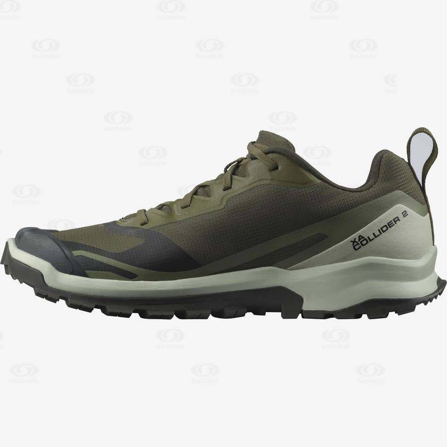 Olive Salomon XA COLLIDER 2 Men's Trail Running Shoes | US-O1915