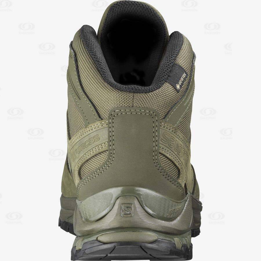 Olive Salomon XA FORCES MID GORE-TEX EN Men's Forces Boots | US-N1330