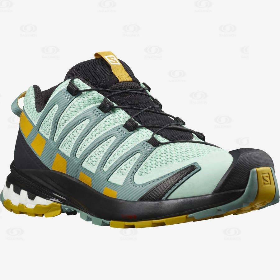 Olive Salomon XA PRO 3D v8 Women's Trail Running Shoes | US-L2061