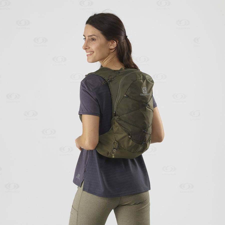 Olive Salomon XT 10 Women's Backpacks | US-A2368