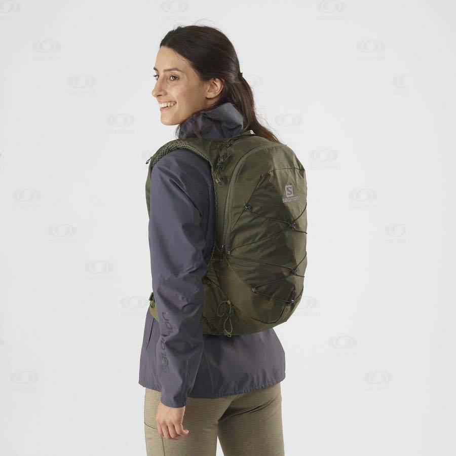 Olive Salomon XT 15 Women's Backpacks | US-M1489