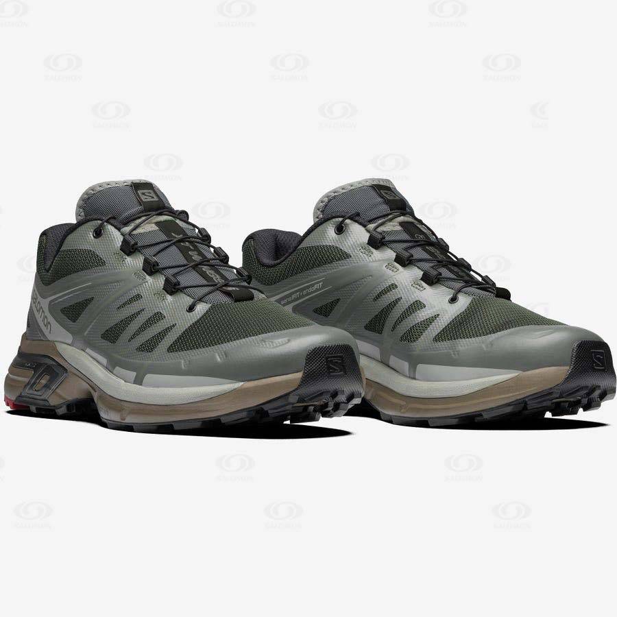 Olive Salomon XT-WINGS 2 ADVANCED Men's Sneakers | US-M1818