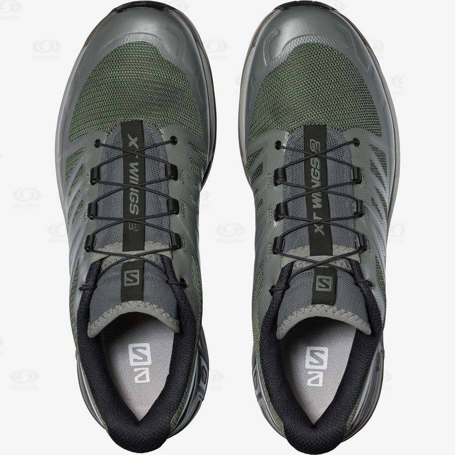 Olive Salomon XT-WINGS 2 ADVANCED Men's Sneakers | US-M1818