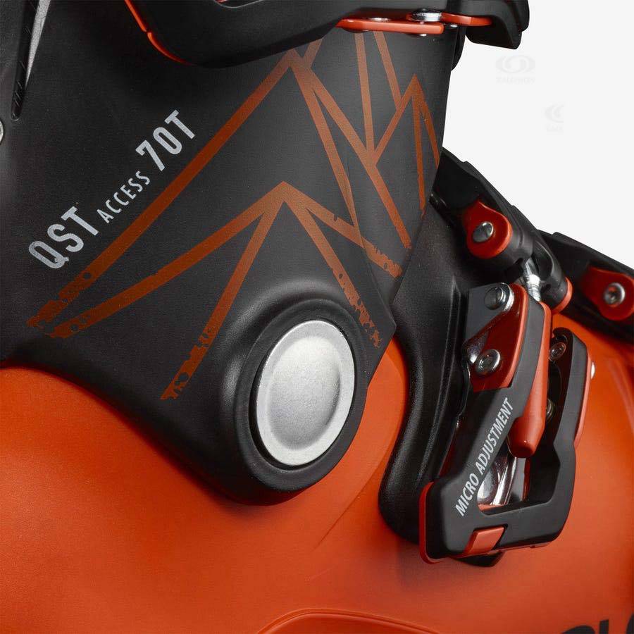 Orange / Black Salomon QST ACCESS 70 T kids Ski Boots | US-A1416