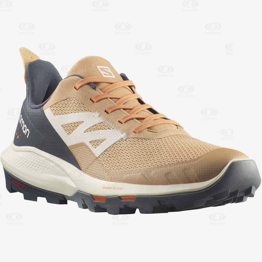 Orange Salomon OUTPULSE Women's Hiking Shoes | US-A1339