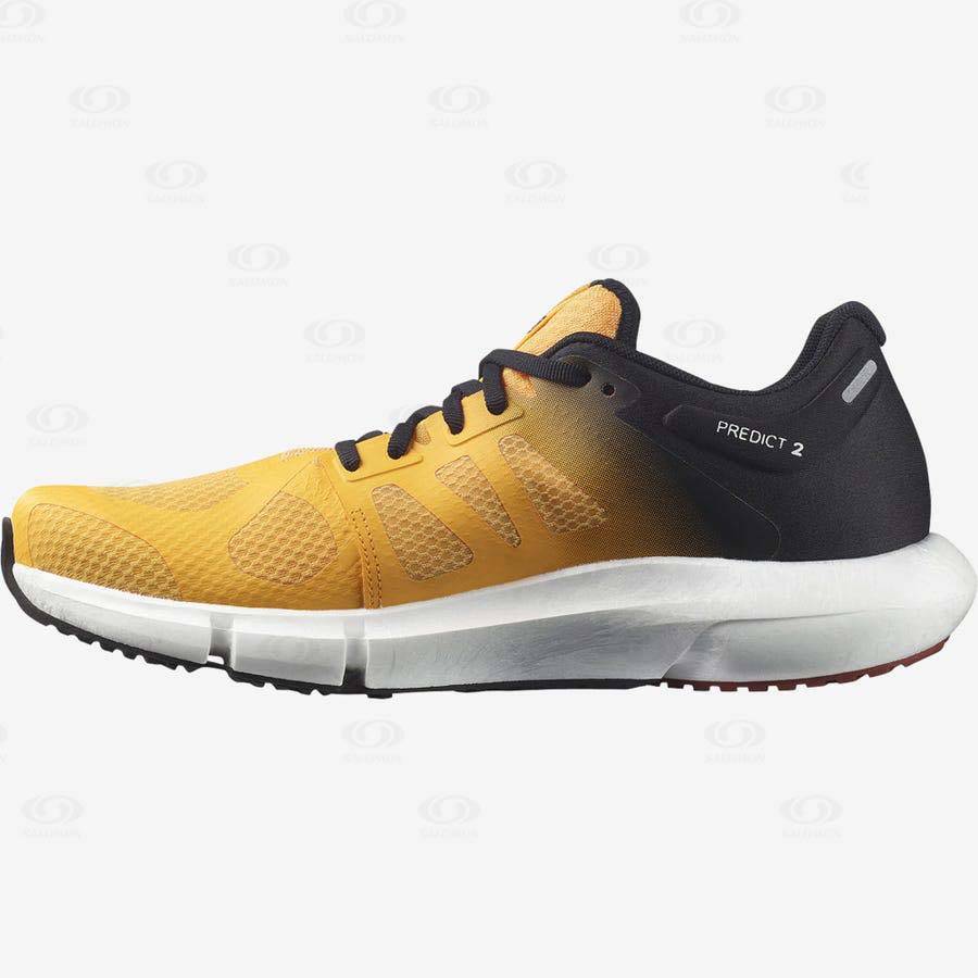 Orange Salomon PREDICT 2 Men's Running Shoes | US-W3350