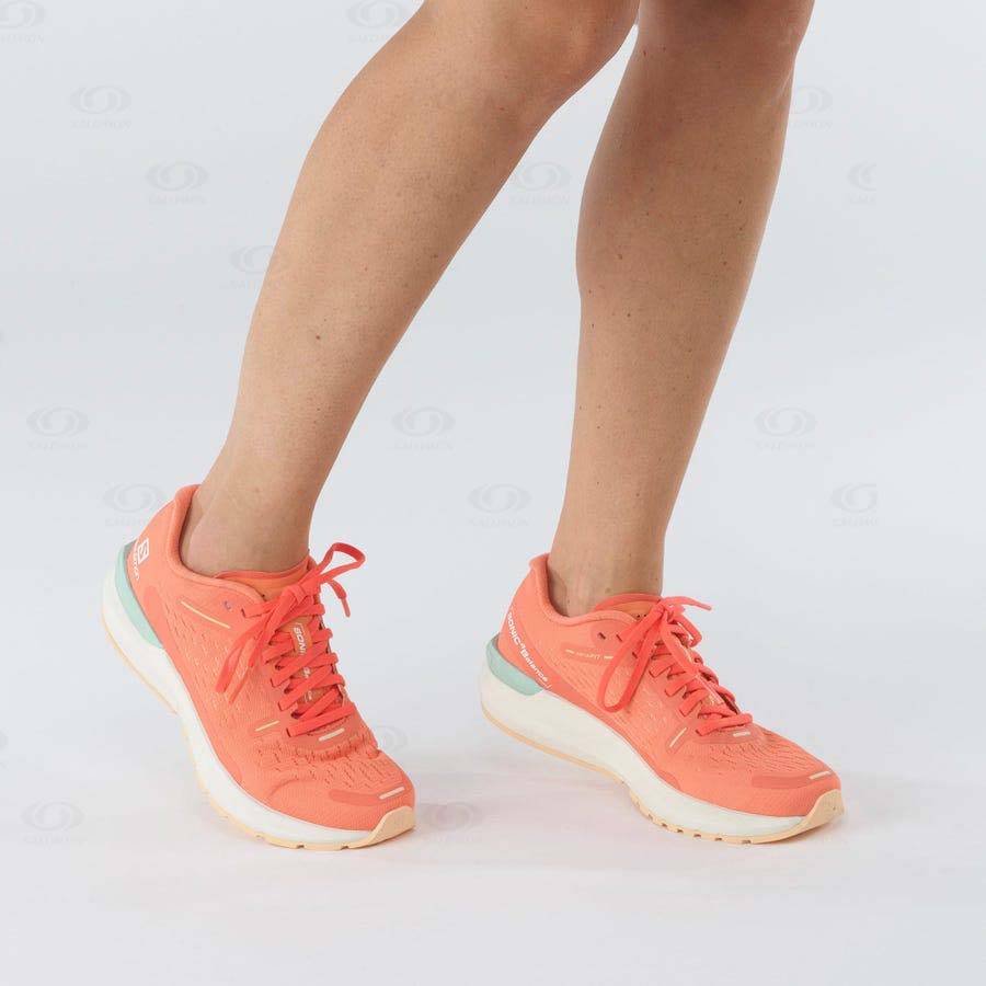 Orange Salomon SONIC 4 Balance Women's Running Shoes | US-O1203