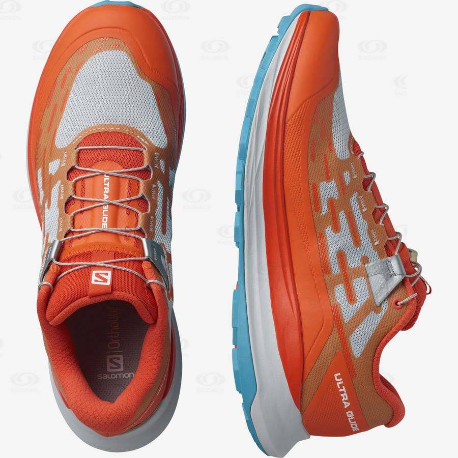 Orange Salomon ULTRA GLIDE Men's Trail Running Shoes | US-M1629