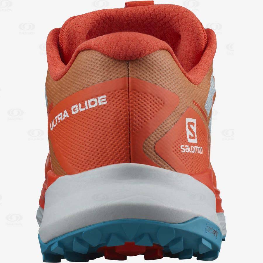 Orange Salomon ULTRA GLIDE Men's Trail Running Shoes | US-M1629