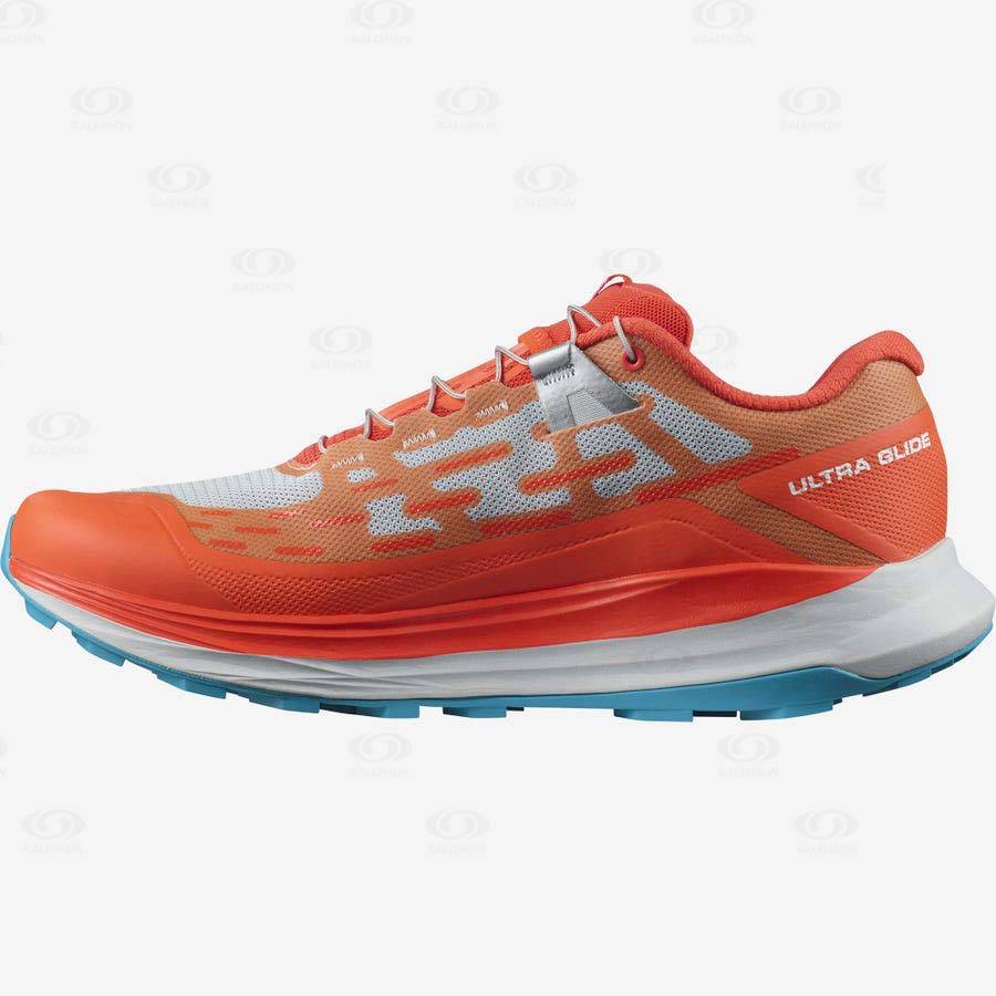 Orange Salomon ULTRA GLIDE Men's Trail Running Shoes | US-M1629