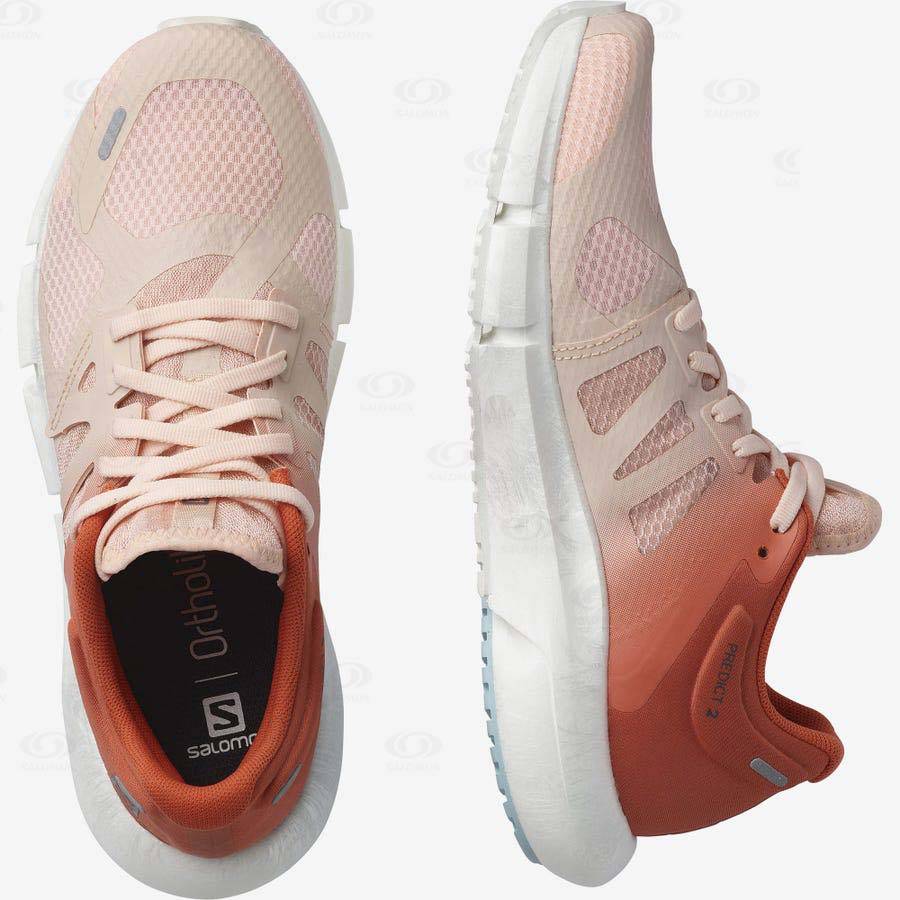 Pink Salomon PREDICT 2 Women's Running Shoes | US-W2550