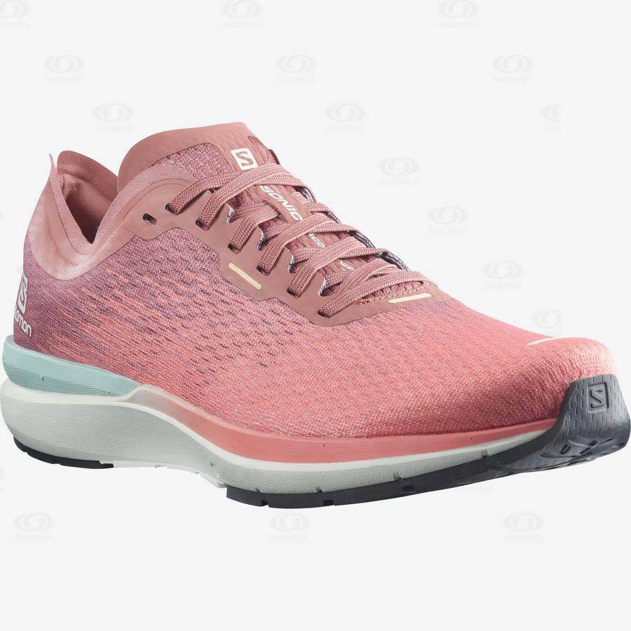 Pink Salomon SONIC 4 Accelerate Women's Running Shoes | US-A1941