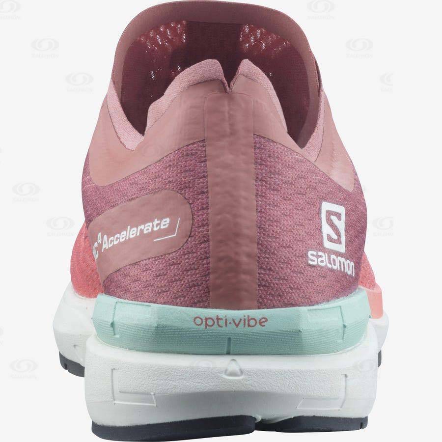 Pink Salomon SONIC 4 Accelerate Women's Running Shoes | US-A1941