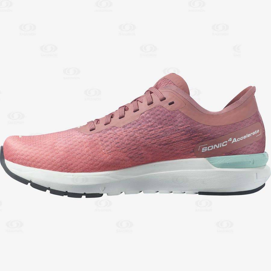 Pink Salomon SONIC 4 Accelerate Women's Running Shoes | US-A1941