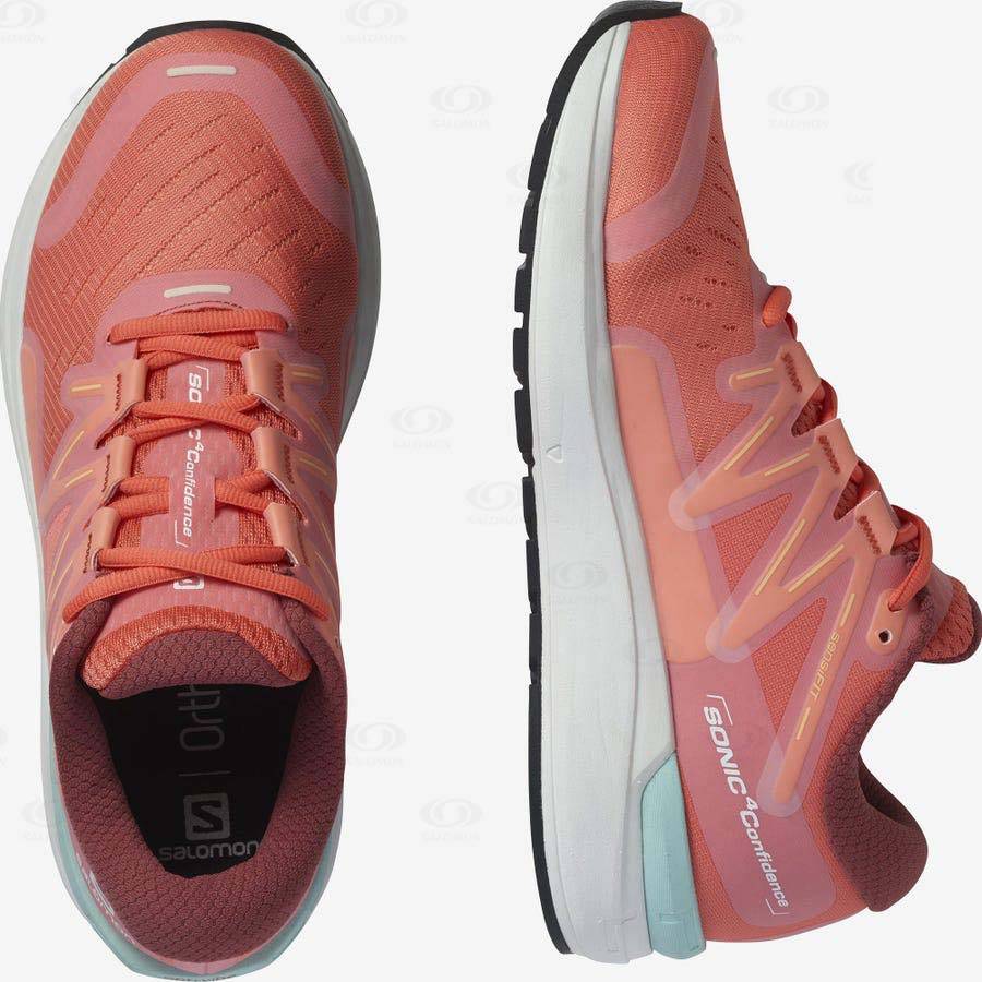 Pink Salomon SONIC 4 Confidence Women's Running Shoes | US-A1304