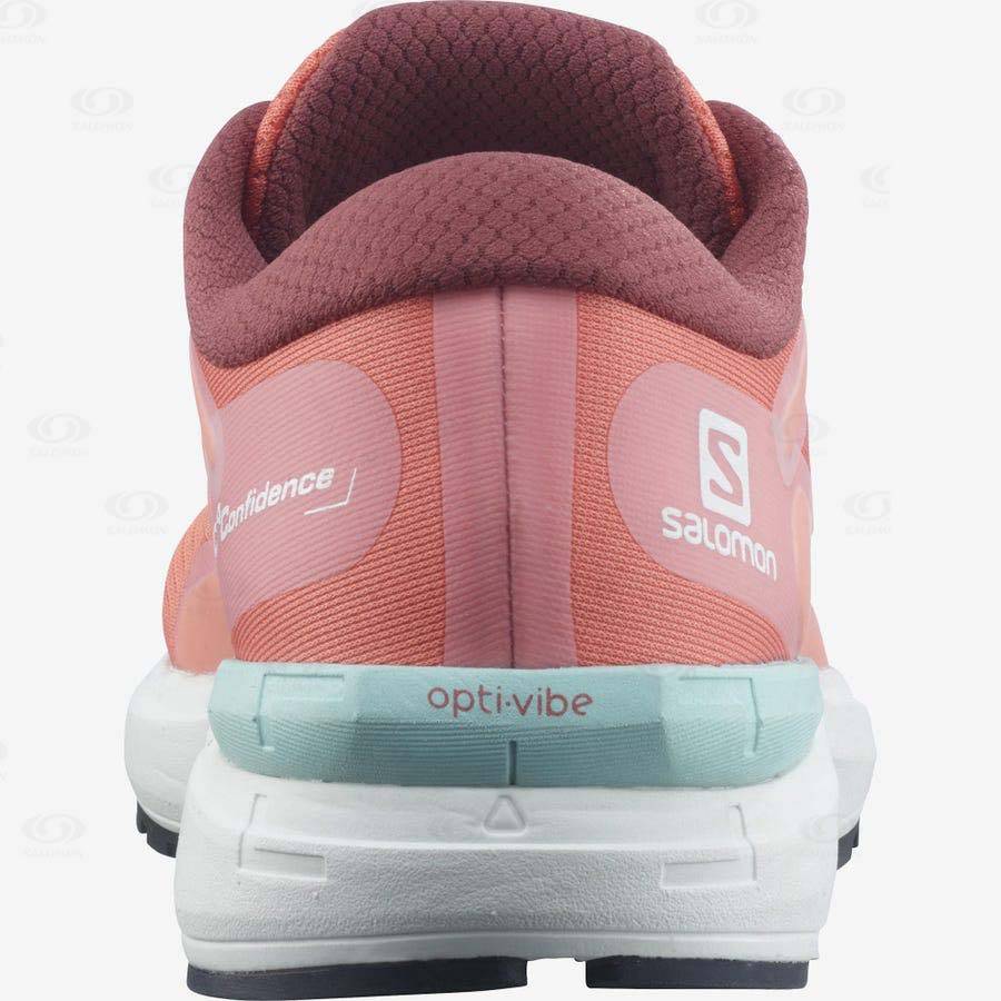 Pink Salomon SONIC 4 Confidence Women's Running Shoes | US-A1304