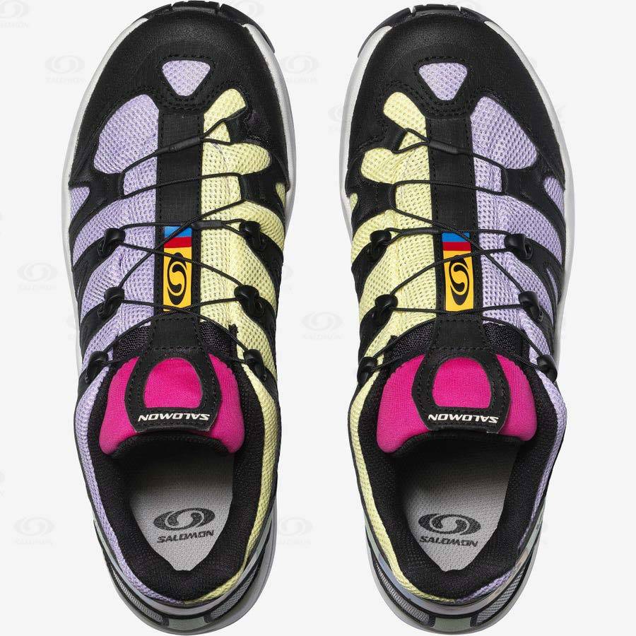 Pink / Yellow Salomon XA PRO 1 Men's Sneakers | US-N1582