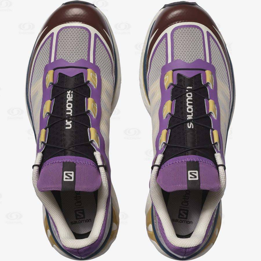 Purple / Chocolate Salomon XT-6 FT Men's Sneakers | US-L1907