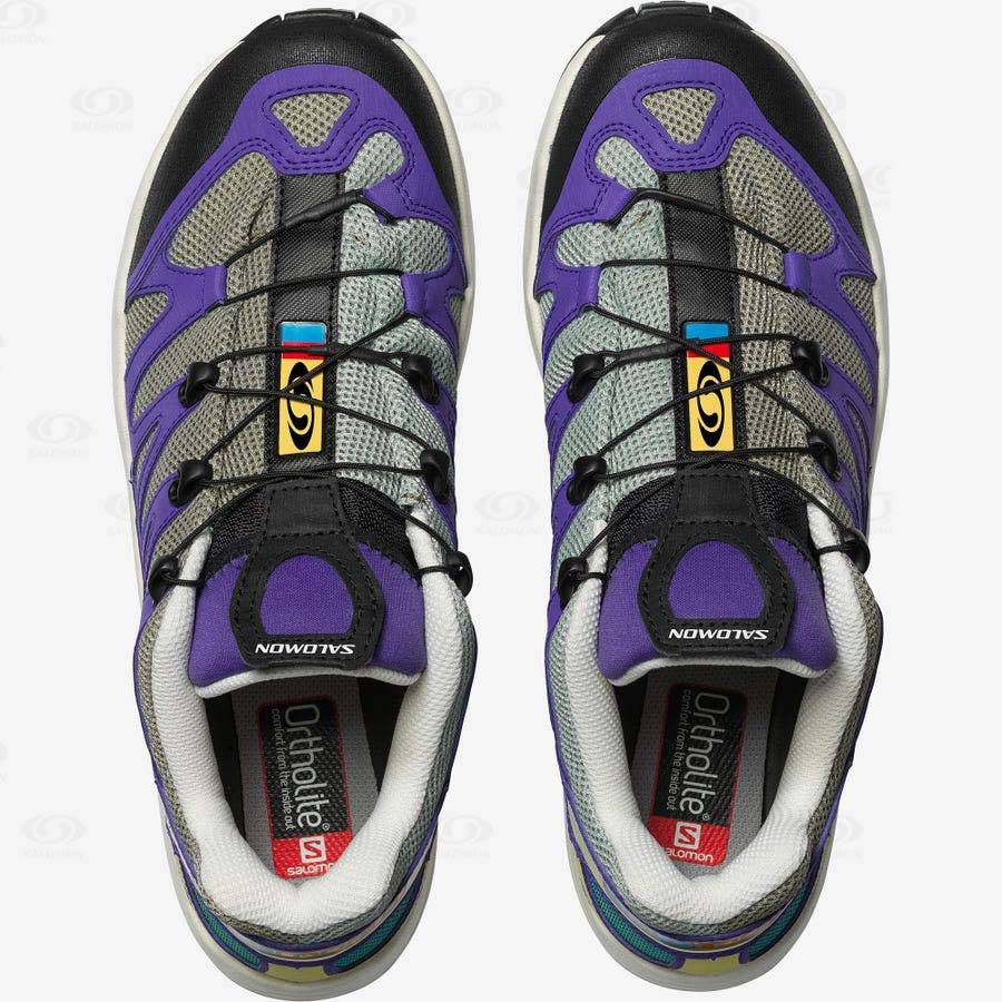 Purple / Grey Salomon XA PRO 1 Men's Sneakers | US-O1070