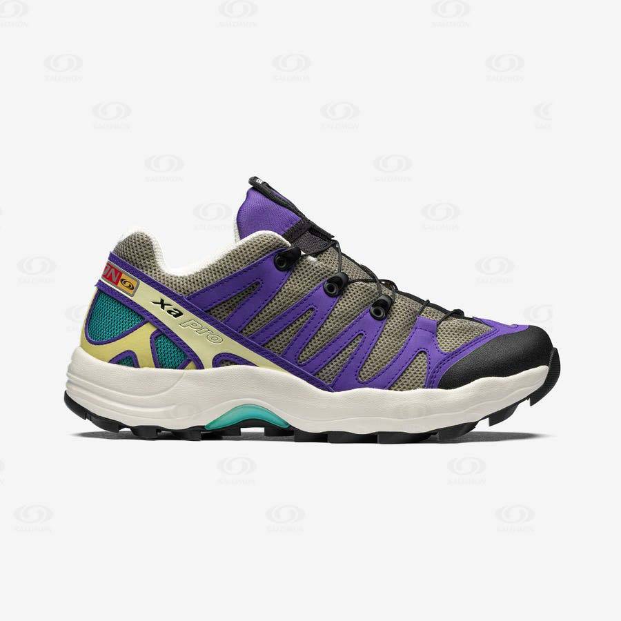 Purple / Grey Salomon XA PRO 1 Men\'s Sneakers | US-O1070