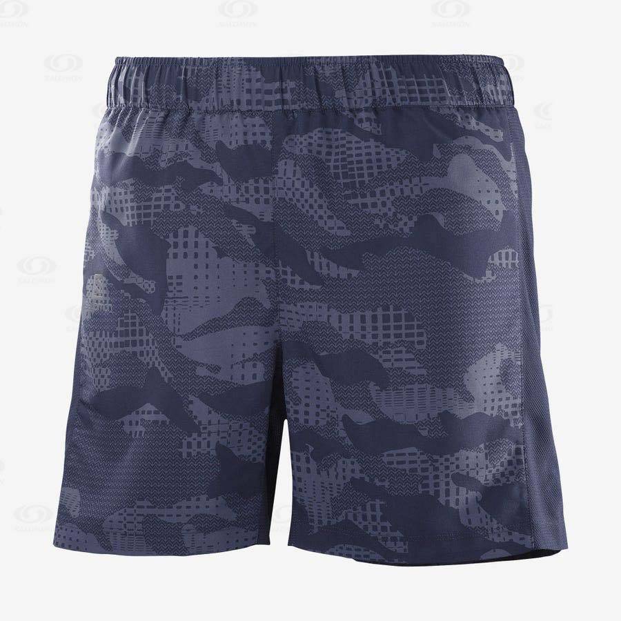 Purple Salomon AGILE 5 Men's Shorts | US-N2058