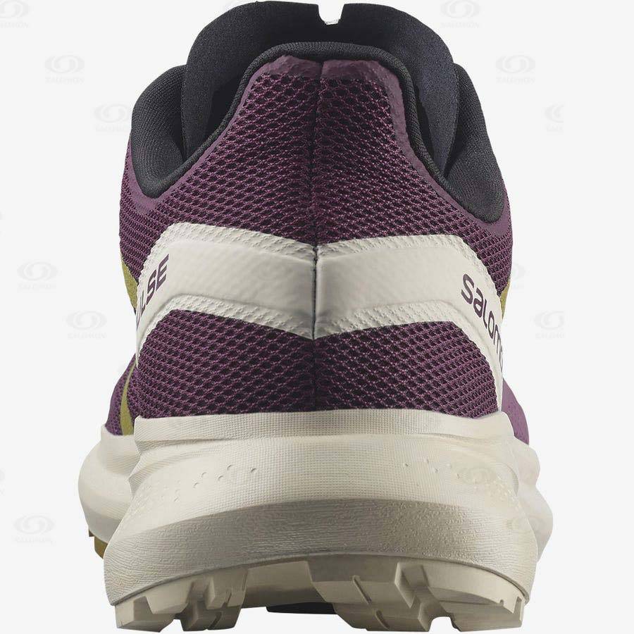 Purple Salomon HYPULSE Women's Trail Running Shoes | US-L2096