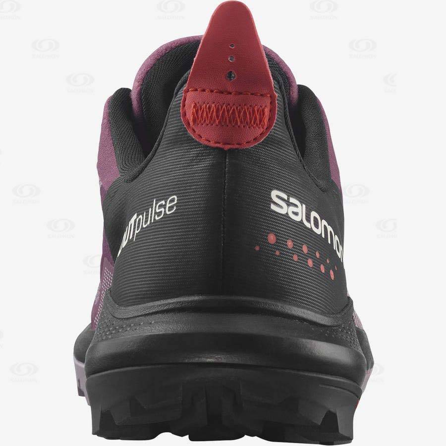 Purple Salomon OUTPULSE GORE-TEX Women's Hiking Shoes | US-L2586