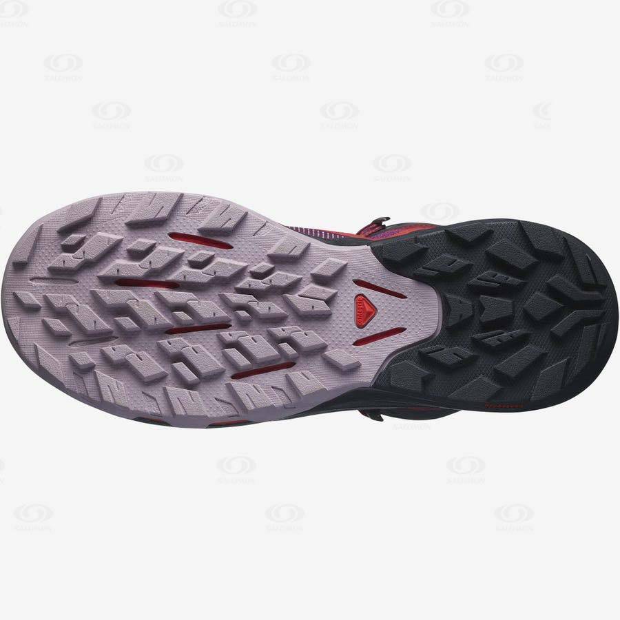 Purple Salomon OUTPULSE MID GORE-TEX Women's Waterproof Shoes | US-O1630