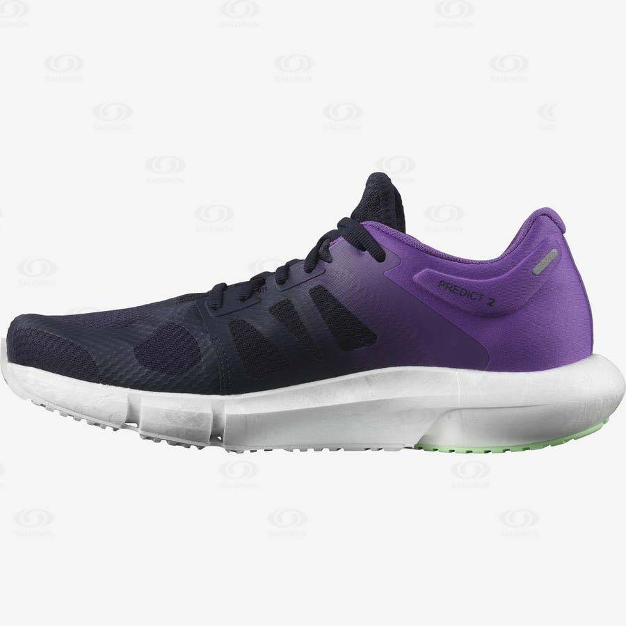 Purple Salomon PREDICT 2 Men's Running Shoes | US-W1850