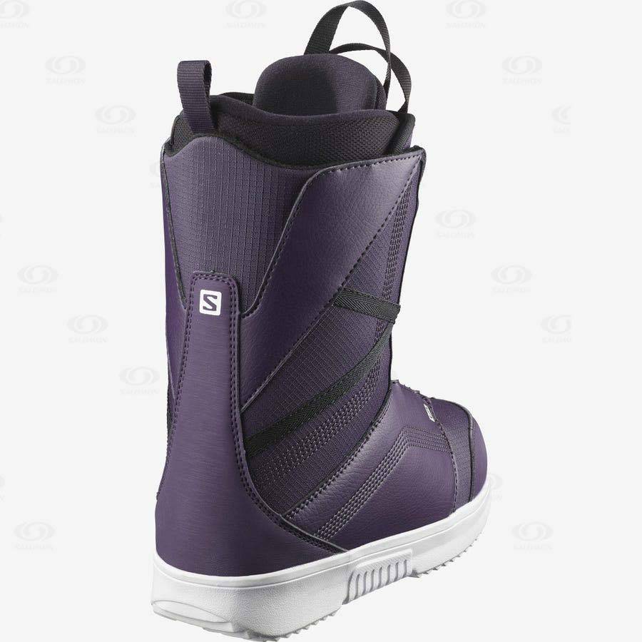 Purple Salomon SCARLET BOA Women's Ski Boots | US-O2281