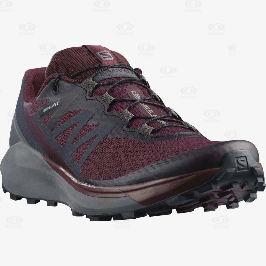 Purple Salomon SENSE RIDE 4 Women's Trail Running Shoes | US-L2299