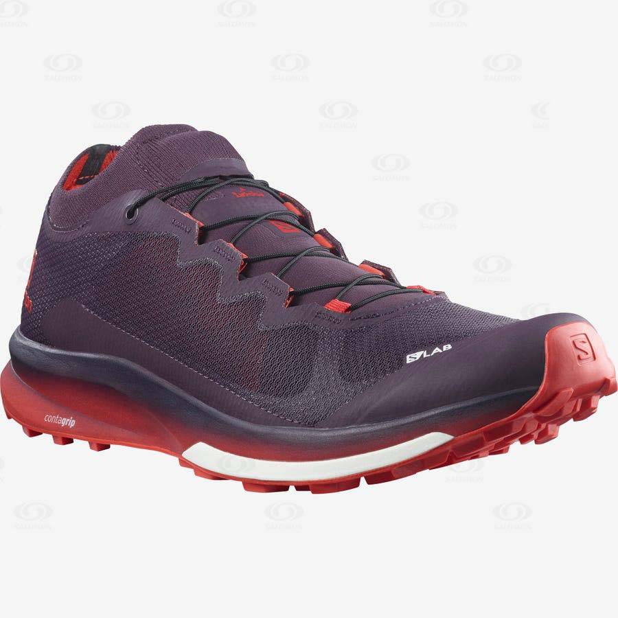 Purple Salomon S/LAB ULTRA 3 Men's Trail Running Shoes | US-S2514