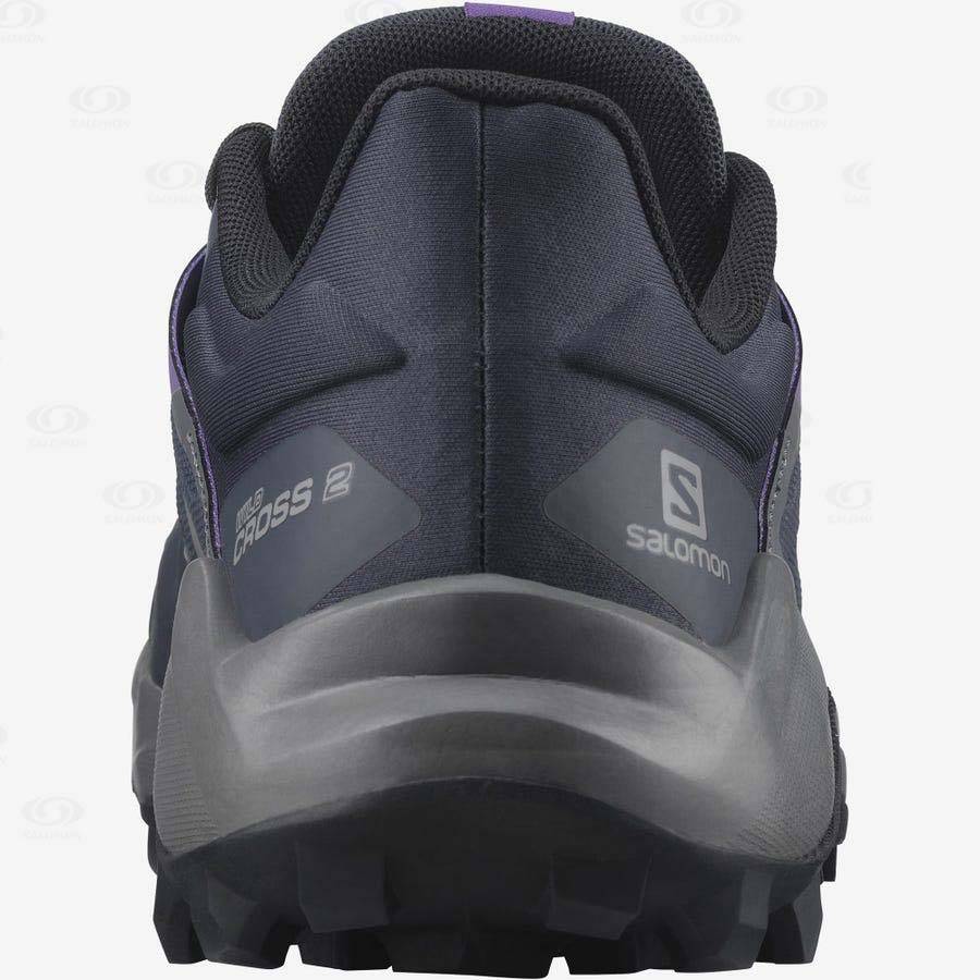 Purple Salomon WILDCROSS 2 Women's Trail Running Shoes | US-S1772