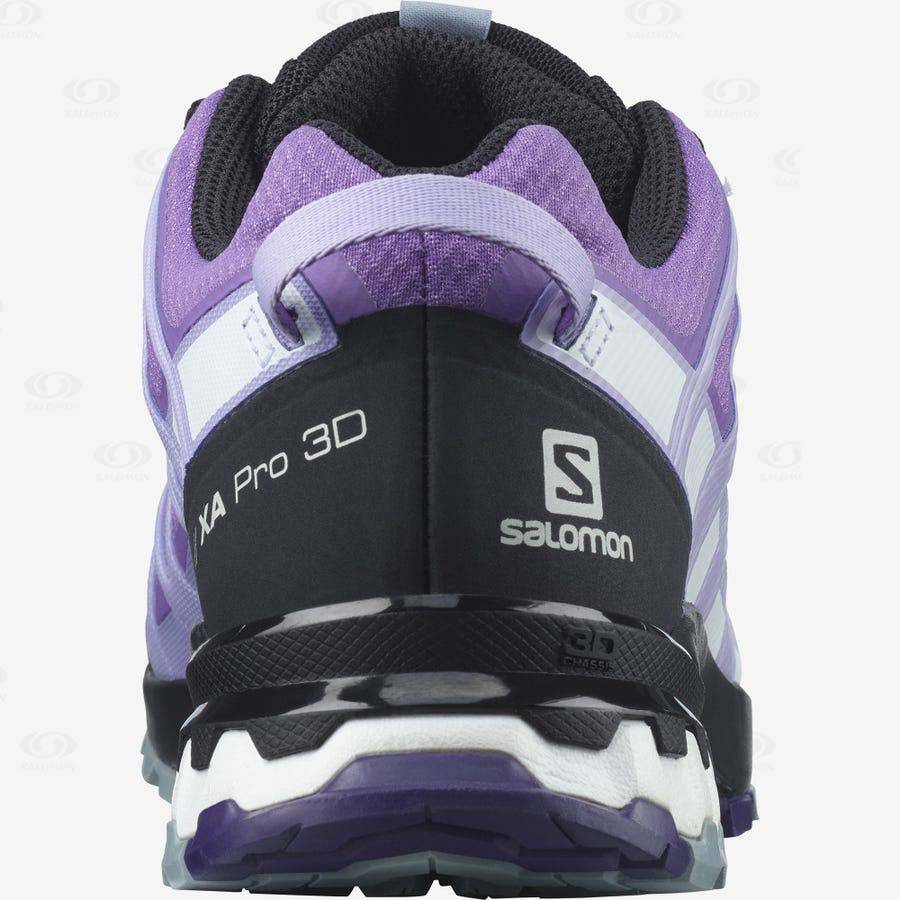 Purple Salomon XA PRO 3D v8 GORE-TEX Women's Hiking Shoes | US-L1760