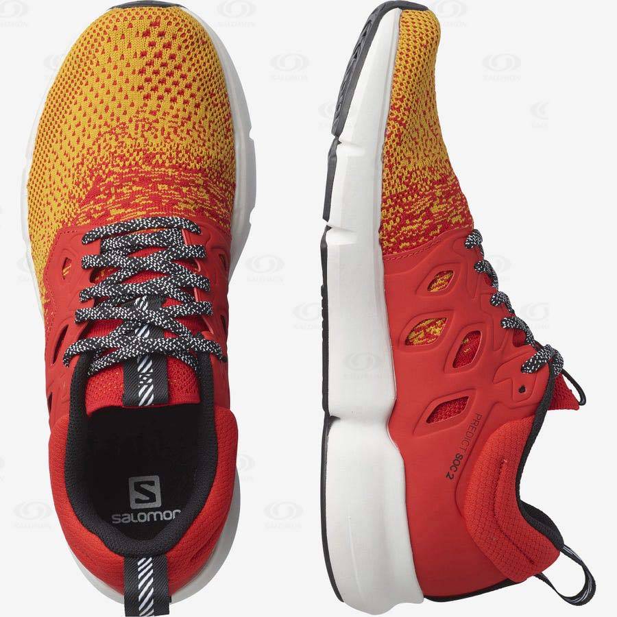 Red / Orange Salomon PREDICT SOC 2 Men's Running Shoes | US-A1934