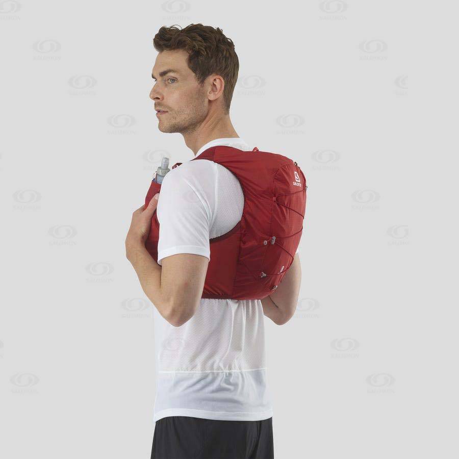 Red Salomon ACTIVE SKIN 8 Men's Running Packs | US-L2131